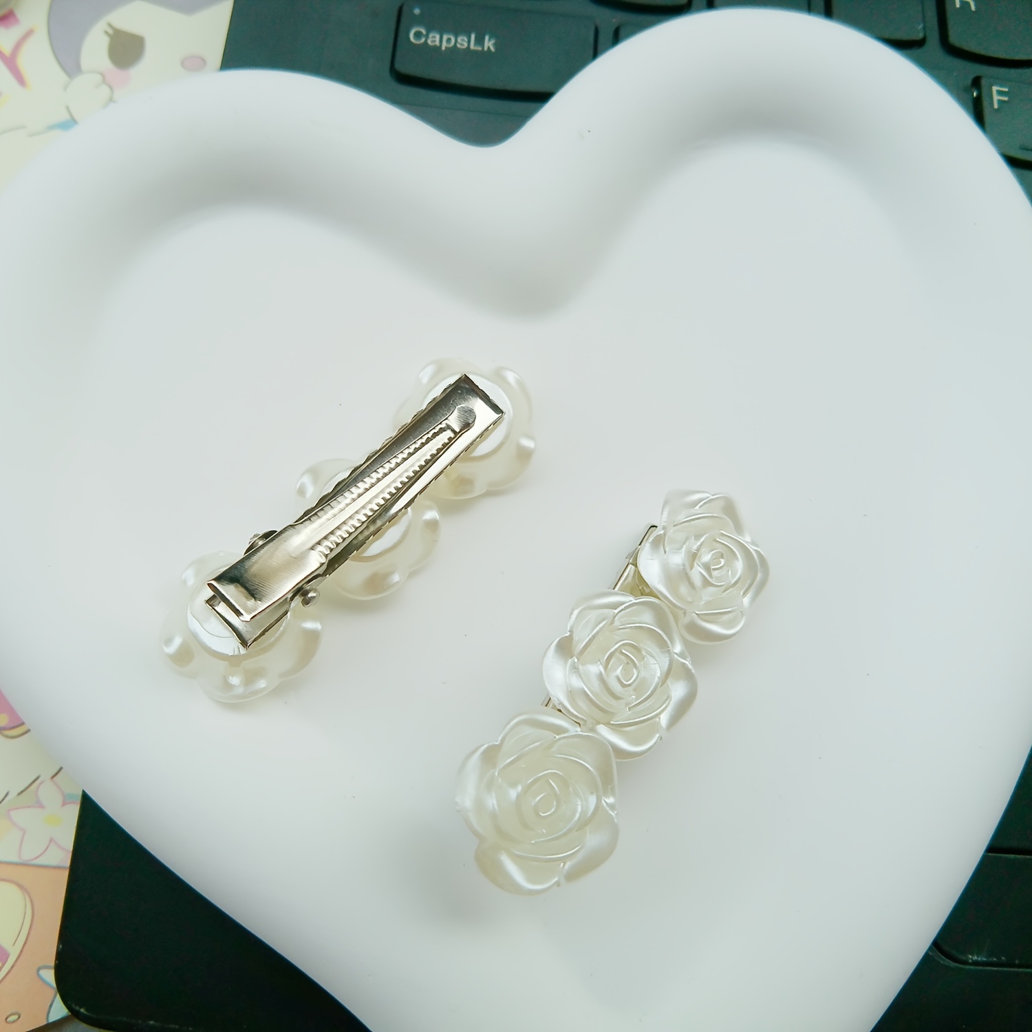 Beautiful Rose Hairpin, Exquisite Gift for Special Occasions