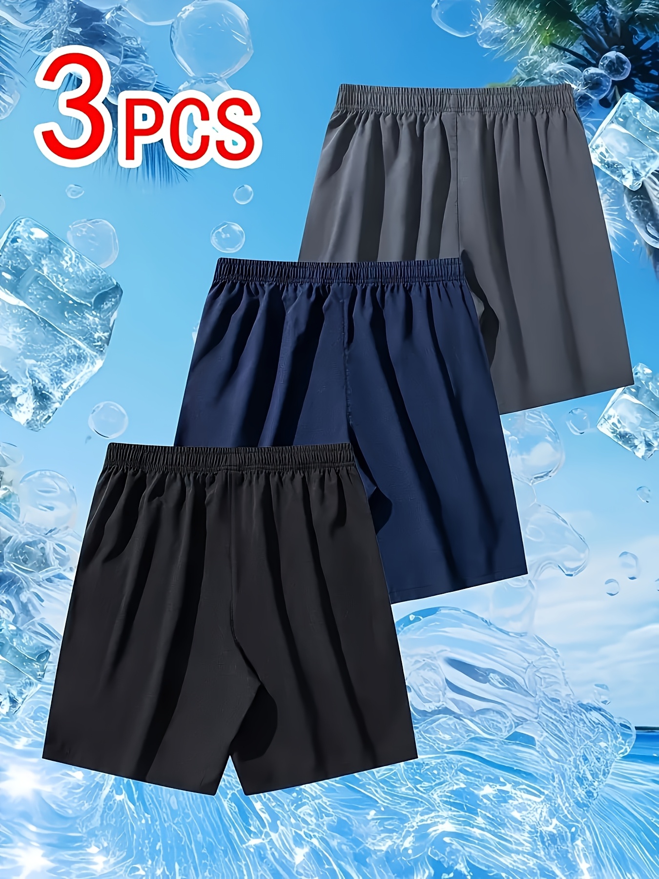 Short De Sport Homme Respirant - Taille élastique Cordon - Séchage Rapide