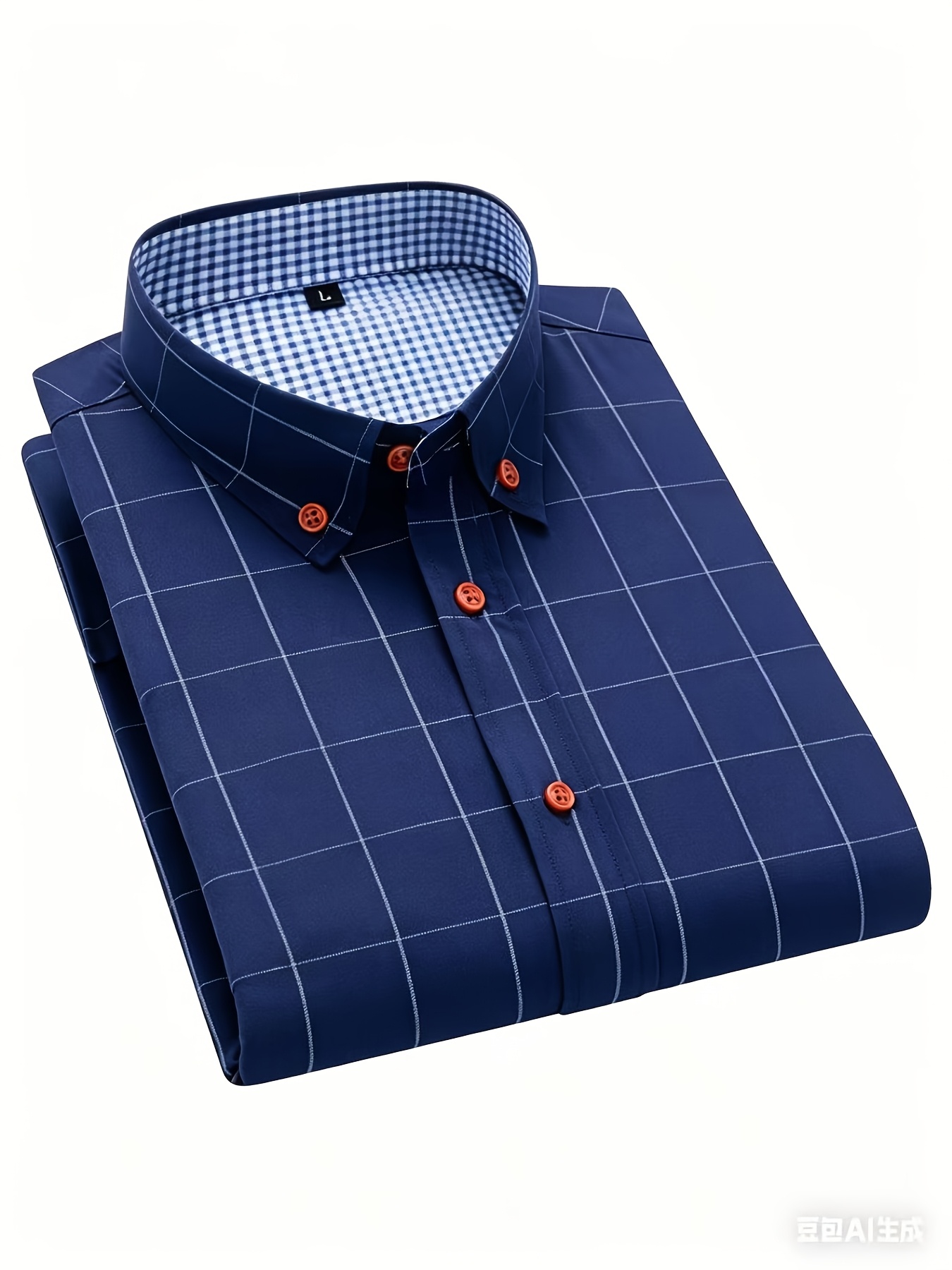 item picture mens elegant short sleeve checkered shirt   casual dress shirt lightweight single force regular fit single button closure