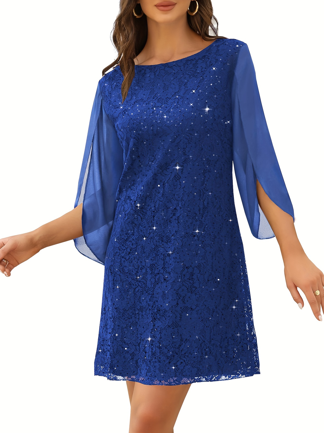 womens wedding guest dresses cocktail dresses wedding guest dresses lace chiffon sequined evening dresses