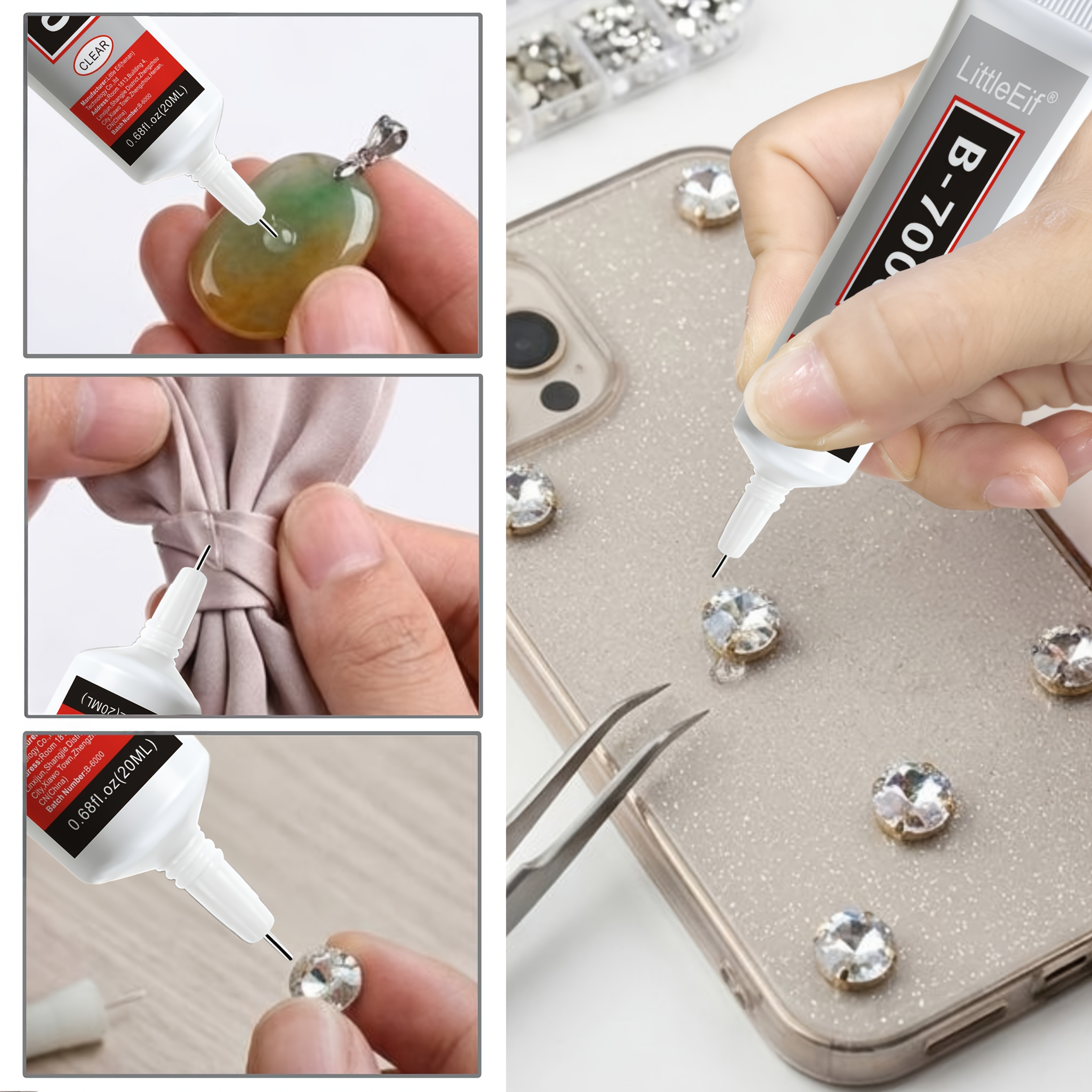 B7000 Strong Rhinestone Glue for Jewelry Making and Crafts