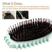 Kit Coiffure 4 Pièces Pour Fille - Brosse Démêlante, Peigne, Miroir Lapin, Idéal Cadeau