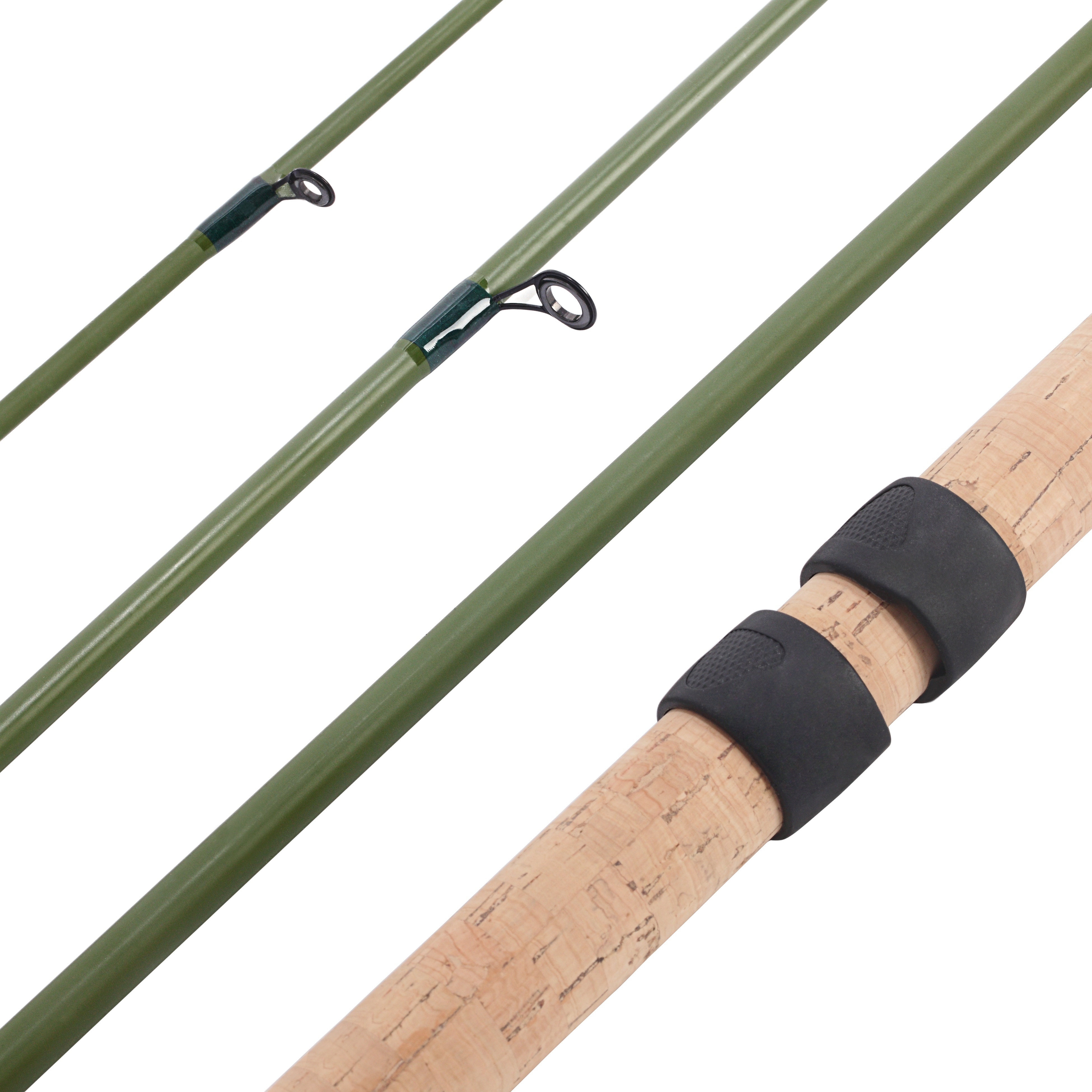 13ft/3.9m Centerpin Float Fishing Rod, 4-piece Carbon Fiber Fishing Rod  With Cork Handle, Comfortable Grip, Light Centerpin Line WT 2.72-4.54KG,  For S