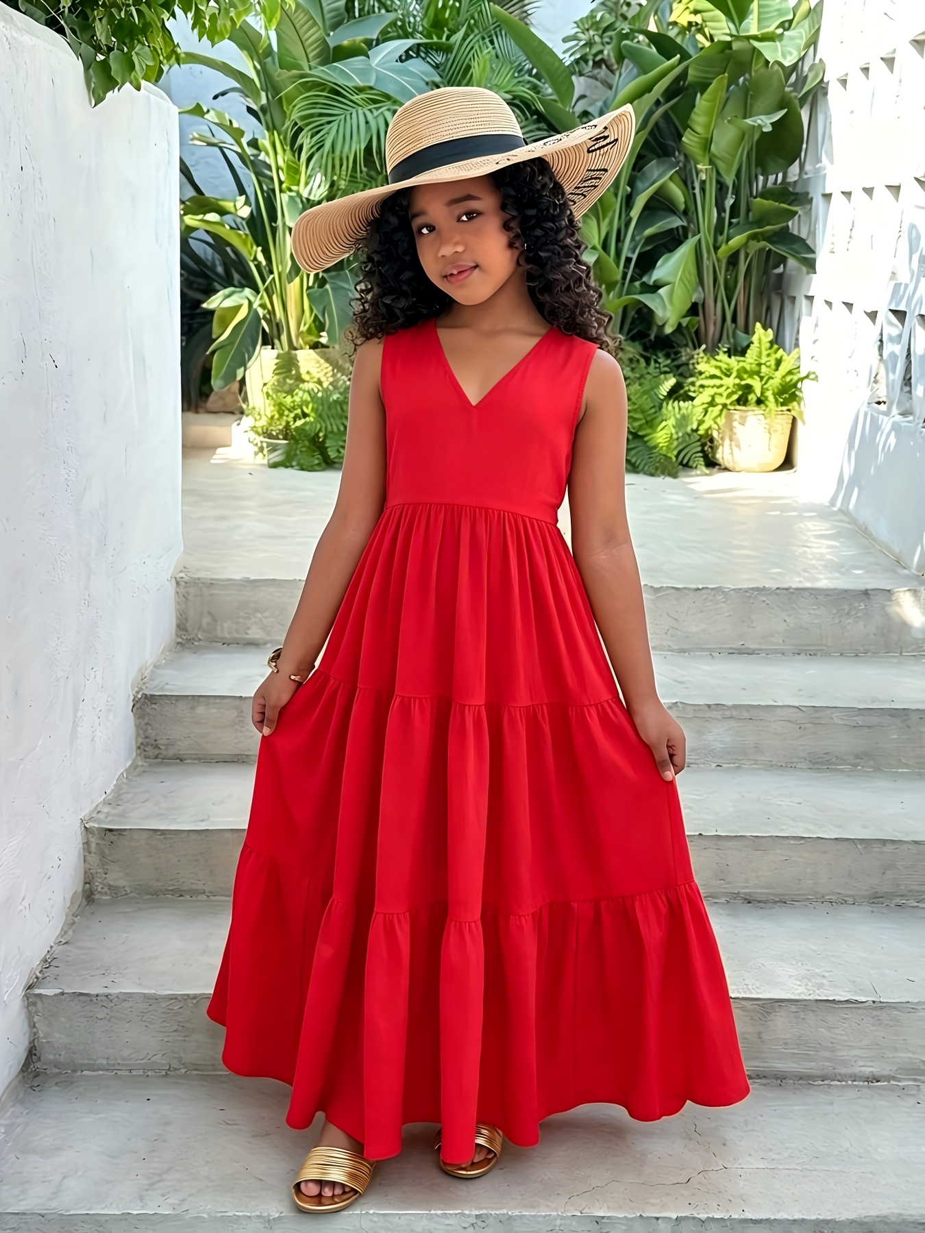 sachin and babi light blue dress Jianghuo Cute Dress For Teens Girl Two Piece Set Bunny Prints Casual Cotton  Dresses For Spring Autumn main image 0