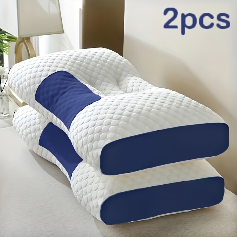 The 2pcs Neck Pillow Is Designed For. It Is Soft, with an Ergonomic Contour Pillow. The Pillow Core Is of High Quality, And The Pillowcase Can Be Machine Washed. The Pillow Core Is Not Easy to Dent