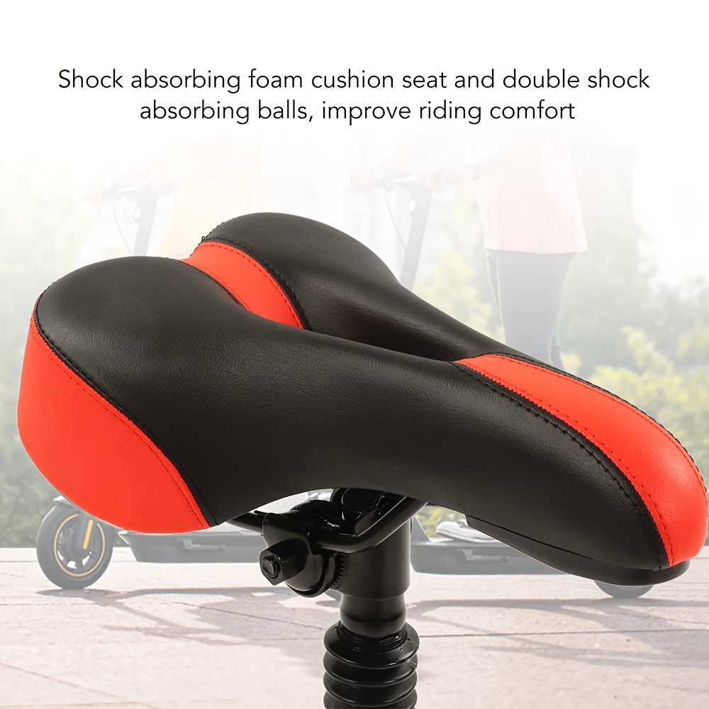 Scooter Seat Foldable Aluminum Alloy Shock Absorbing - Temu 