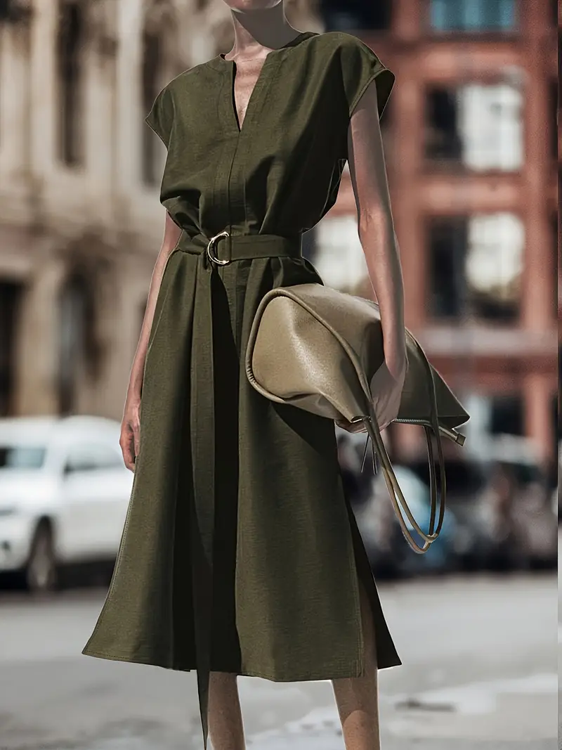 ladies olive green dress Lulus | Pleated Long Sleeve Maxi | Womens | XX-Small Not Fitted Shop Jaypore Women Olive Green