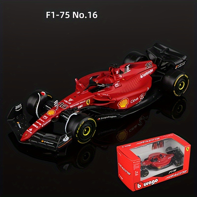 1:43 schaal Burago Ferrari F1-75