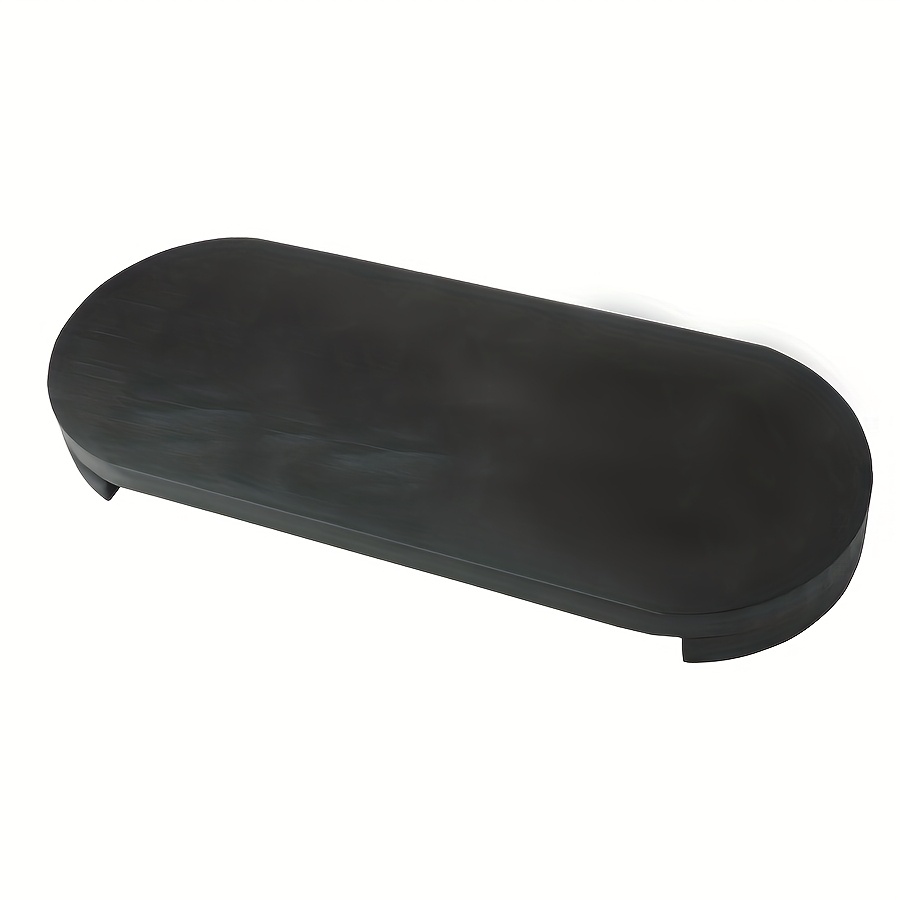 E-shop Natürlicher Badezimmer-Organizer Tablett – Ovales Regal für Bad, Küche und Waschtisch – Langlebiges, leicht zu reinigendes Design – für Seife,