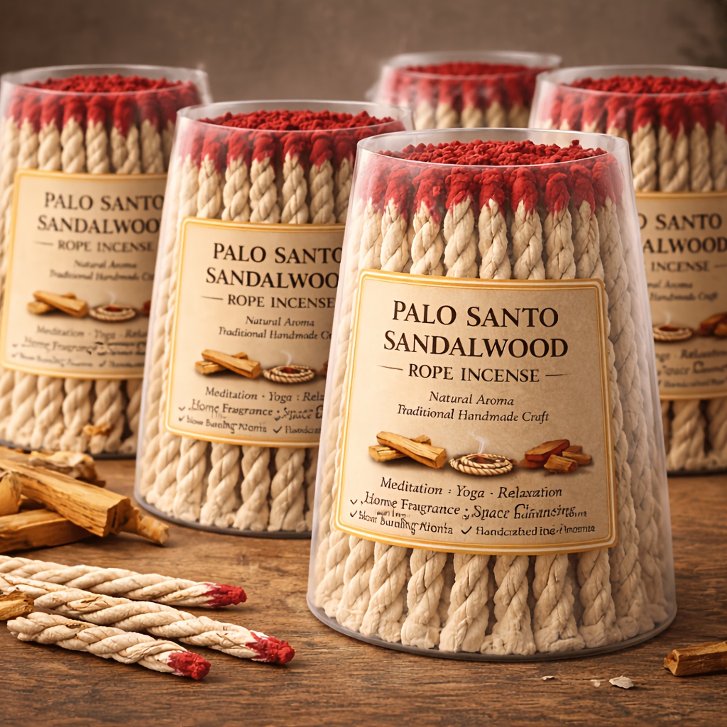   sandalwood rope incense nepal handmade rope incense natural   incense meditation yoga purifying and   fragrance home bedroom living room relaxation incense