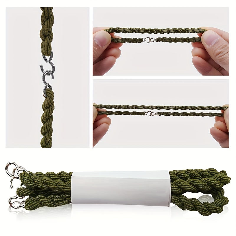 8-Pack Military Boot Straps – Elastic Pant Leg Bands With Metal Hooks, Black & Green