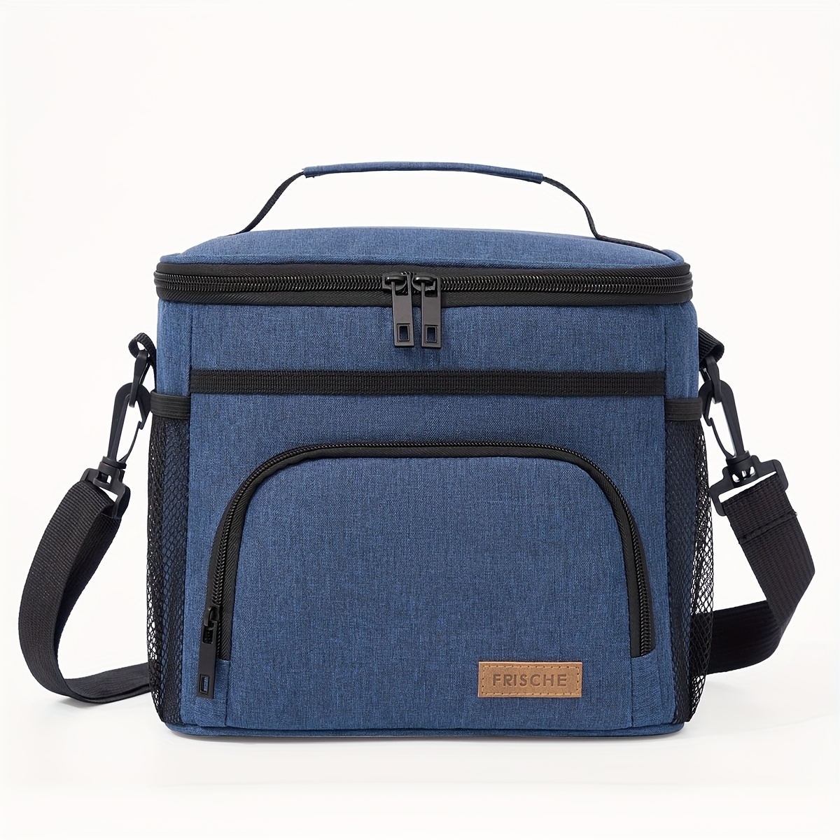 TEMU Borsa termica per da 8,8L di grande capacit�, borsa bento termica, portatile e trasportabile a o a tracolla con pi羅 tasche, borsa a tracolla