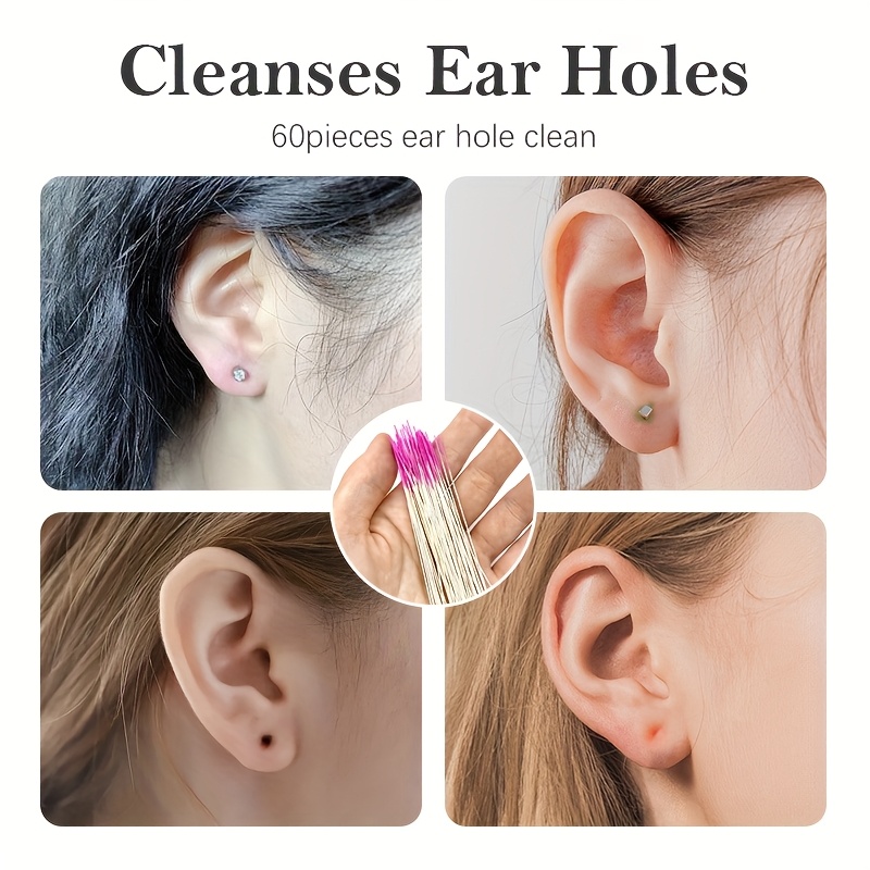 Lobe Piercing Best Thing To Clean Pierced Ears Your Ear Piercings How To  Clean Earring Holes 180pcs Disposable