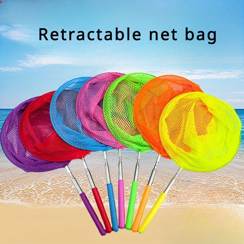 

1pc Retractable Landing Net, Portable Fishing Net, Outdoor Fishing Tool