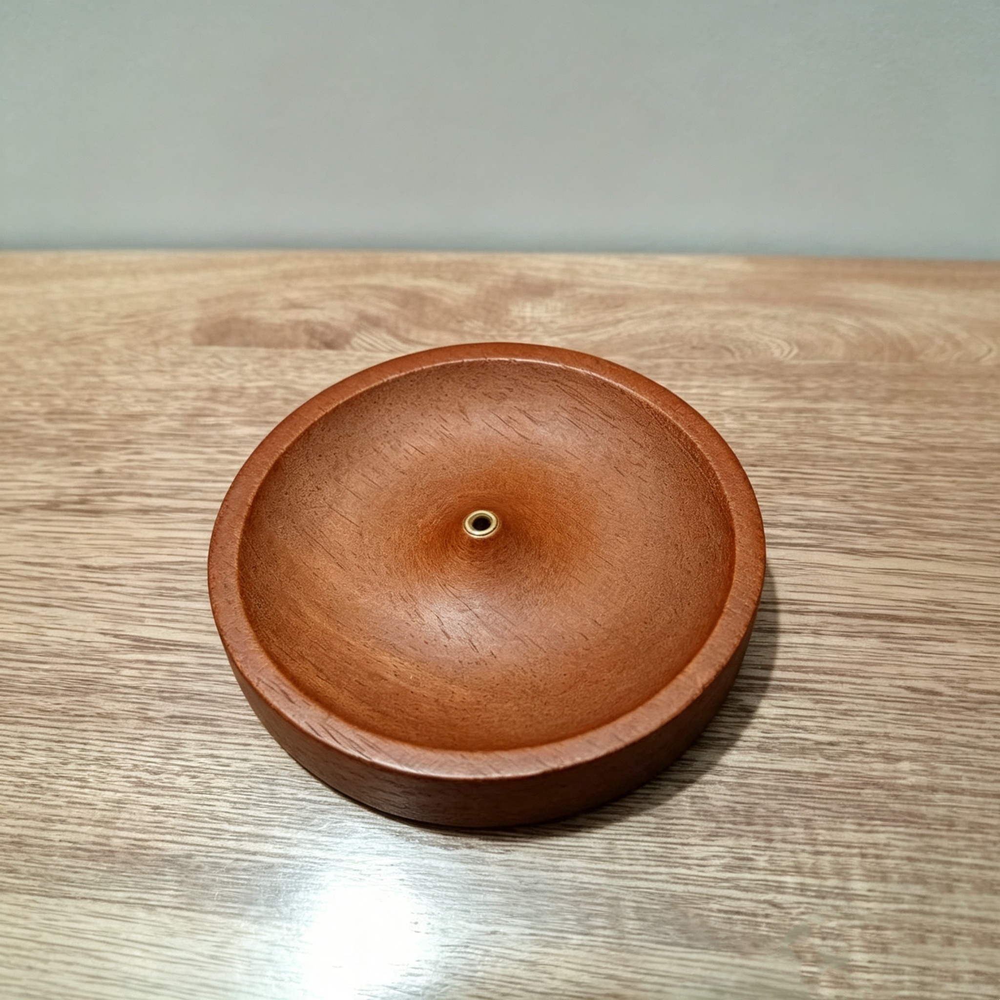 TEMU Natural Wooden Incense Holder - Round Incense Holder, Suitable For Home, Yoga, Meditation, Travel - Compatible With Stick Incense, Cone Incense,