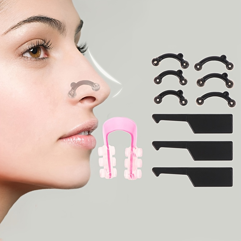 

1 Set Nose Lifters, Invisible Nose Enhancer, Plastic Nose Lift Support, Unscented, Pain-free, Cosmetic Nose Shaping Tool For A More Nose Shape