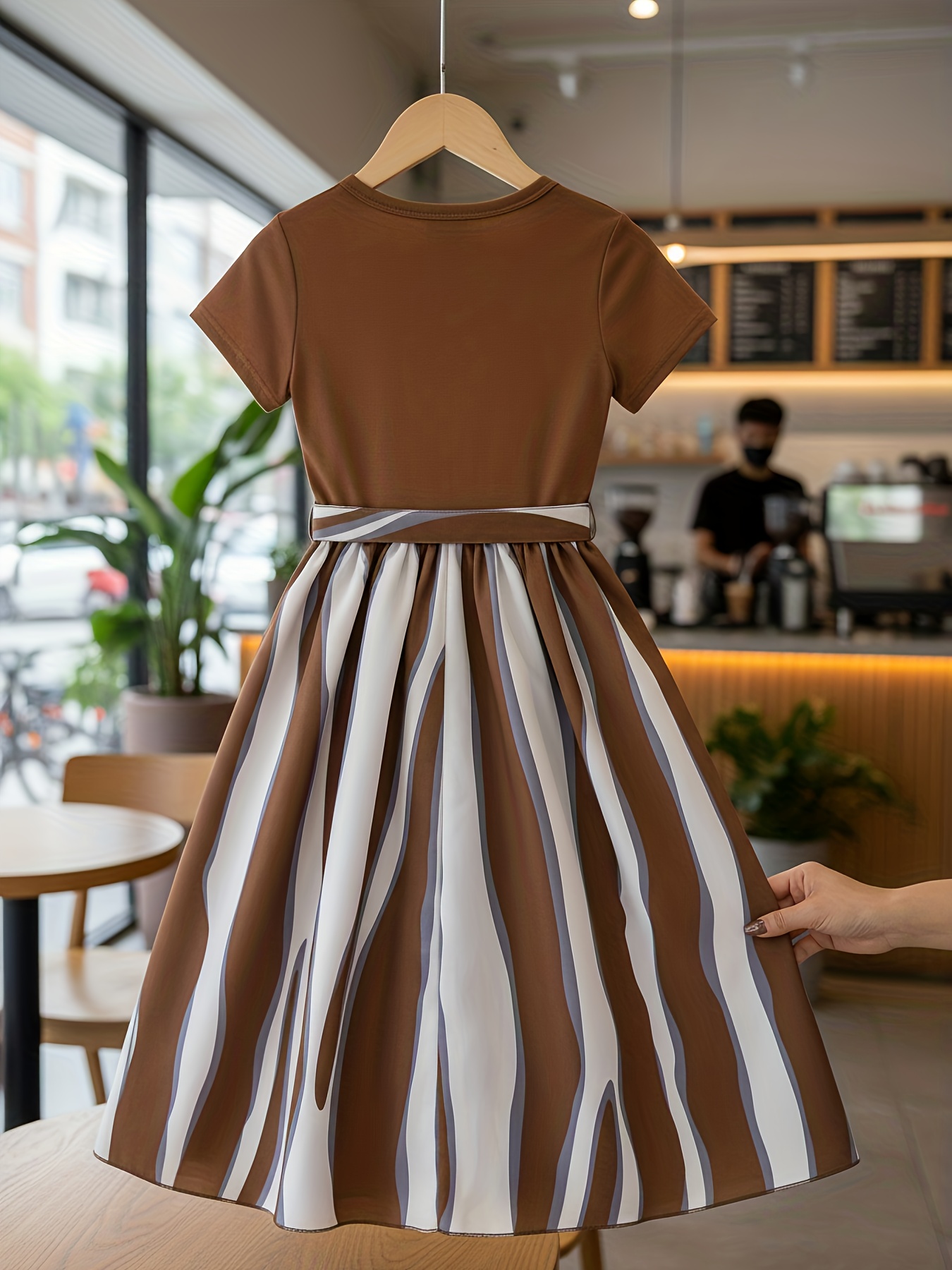 chinese dress ladies Tie Bow Backless Cut Out Color Block Maxi Dress  Moxidress