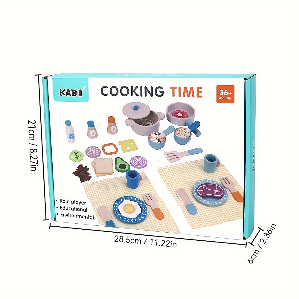 GAGAKU Juego De Té De Madera 2 En 1 – Café Y Té Para Niños De 3 A 8 Años, Con Accesorios Realistas Y Caja De Regalo