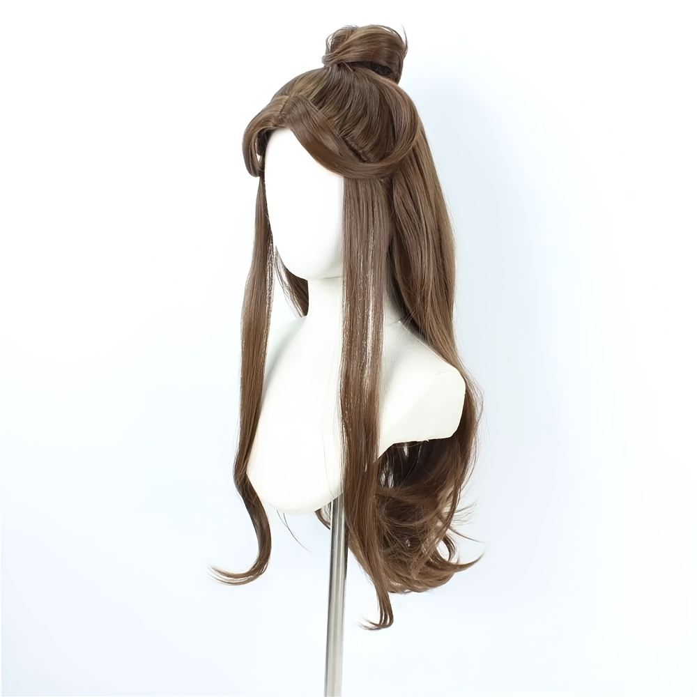 TEMU High-temperature Wire Material Women's Wig, 32 Inches, Halloween Christmas Role-playing Party Photography Universal