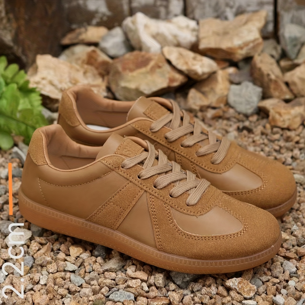 women's retro casual sneakers brown cover low top lace Temu Finland - Main Image