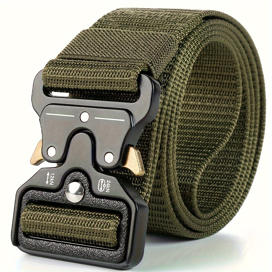 

Simple Tactical Belt Vintage Casual Outdoor Waist Belts Automatic Buckle Belt Jeans Dress Pants Accessories For Women Men