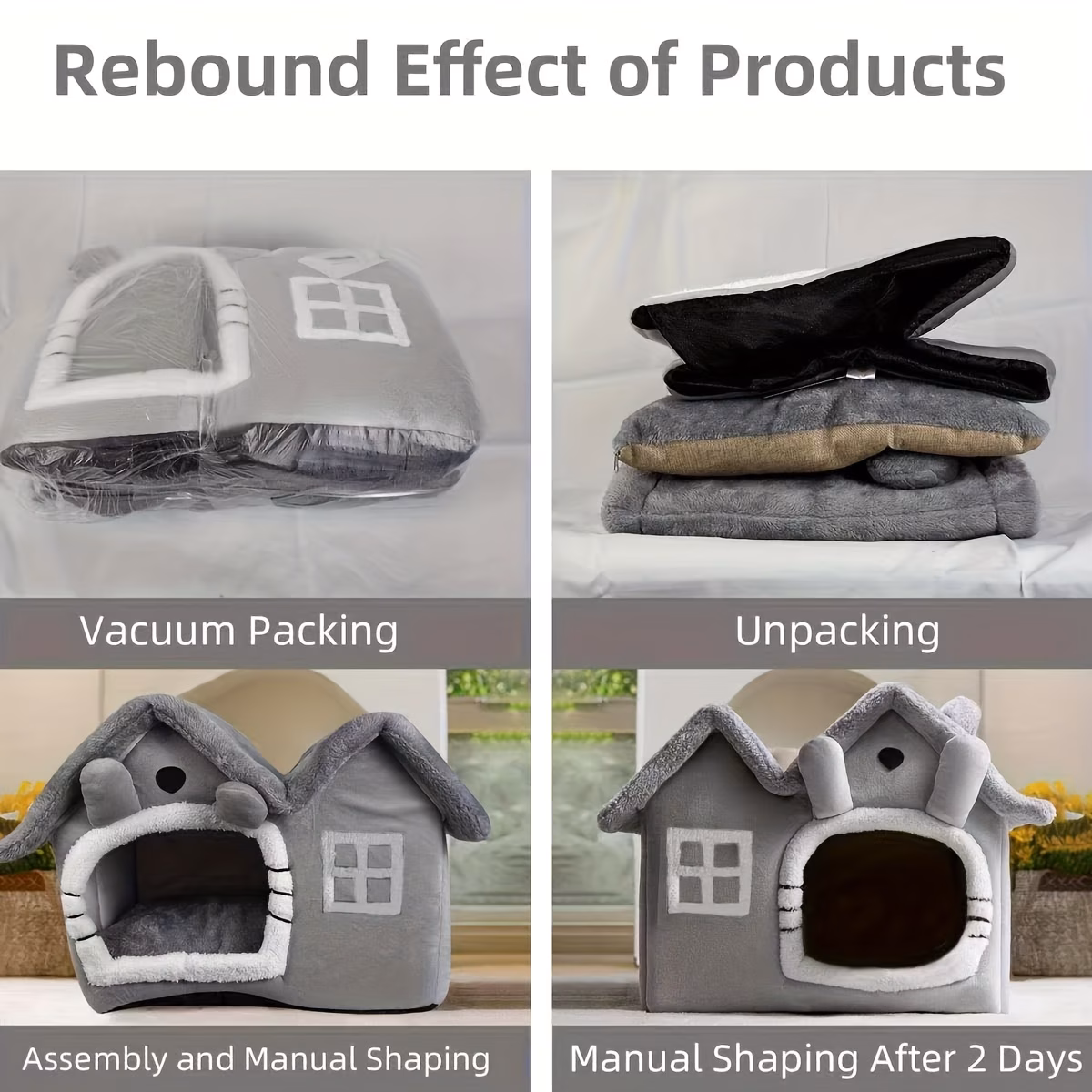 cat double roof house Product details 3