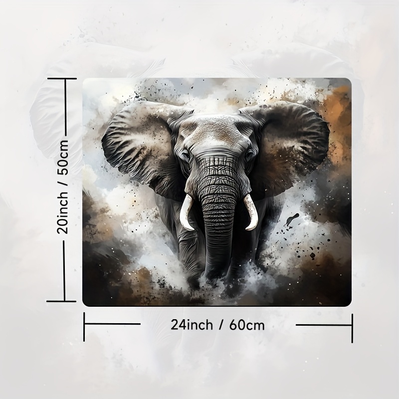 TEMU 1pc Washing Machine Dust Cover Mat & Dish Drying Mat - Vintage Abstract , Fast-absorbent Non-slip Heat-resistant Polyester Mat For Kitchen