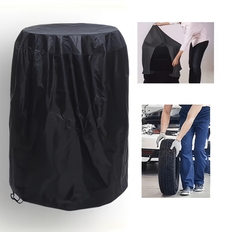 TEMU 1 Housse de Rangement pour Pneus, Housse de Pneu pour Camions SUV Camping-car VR Remorque, Sacs de Rangement pour Pneus de Rechange Saisonniers