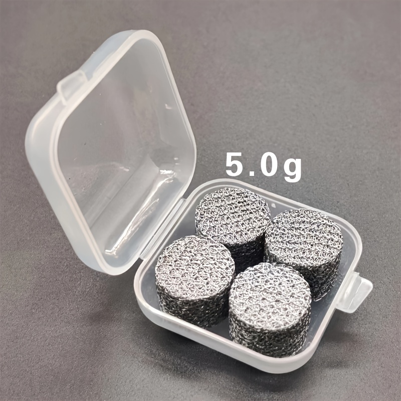 TEMU 4pcs Mesh Filter, 3.7g/5g, Foam Tablet For Foam Nozzle, Snow Soap Lance, Foam Sprayer Durable Stainless Lance Filters For Home Diy