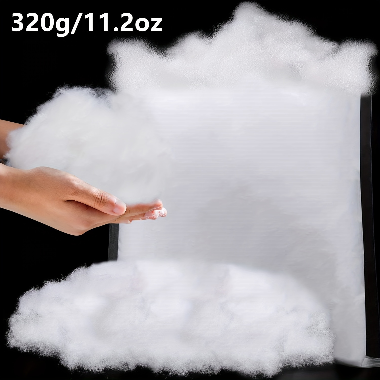 TEMU 80/100/120/140/320g Christmas Fake Snow Decor, Snow Snow Fluffy Indoor Decoration For Winter Christmas