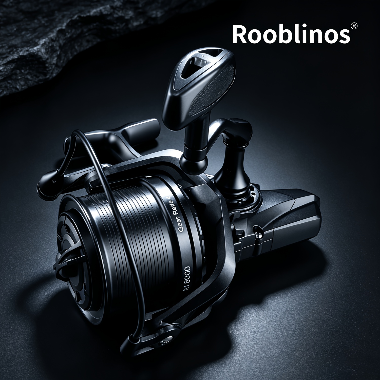Image of Rooblinos Ngk2 Black Fishing Line Wheel