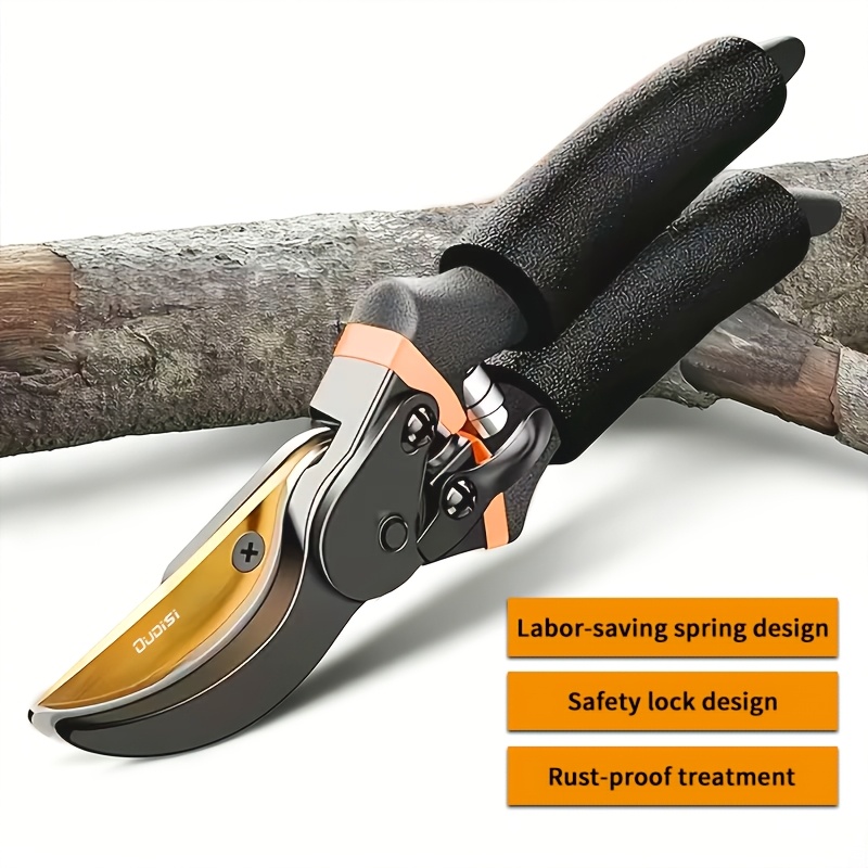 Temu – TEMU Branch Pruning Shears-sk5 Steel, Ultra-sharp High-quality Gardening Shears, Hand-held Garden Pruning Shears-heavy Gardening Shears, Ultra-sharp