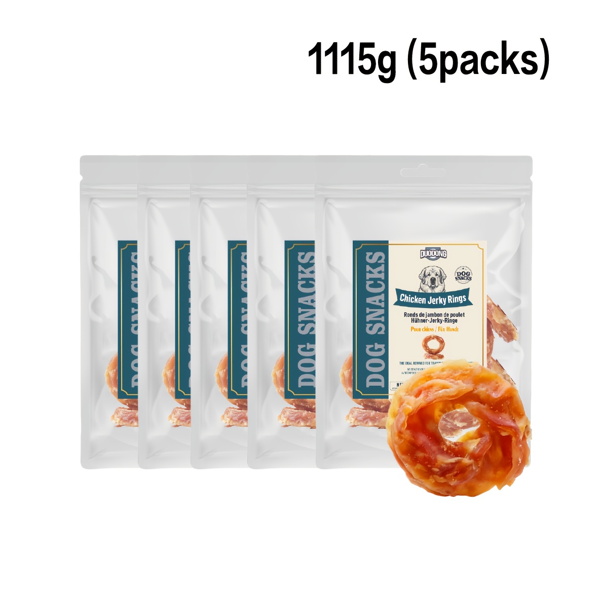 Image of Dog Treats | Rawhide-free, Slow Jerky Chews | High Protein Grain/gluten Free Training Snacks For Dogs By Duodong