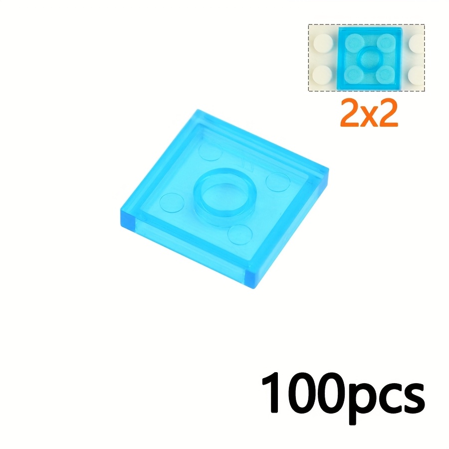 Clear Smooth Bricks & Tile Building Blocks