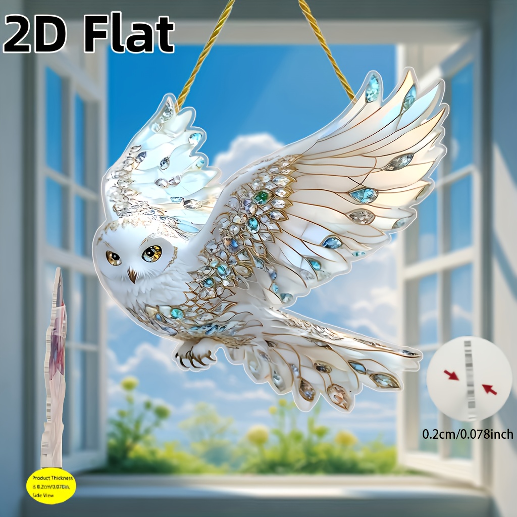 TEMU 2D Flat - Un Hermoso Atrapasol de para el Jardín, Diseñado para un . Esta Pieza de Acrílico Como Adorno de Ventana un Regalo para Ocasiones como