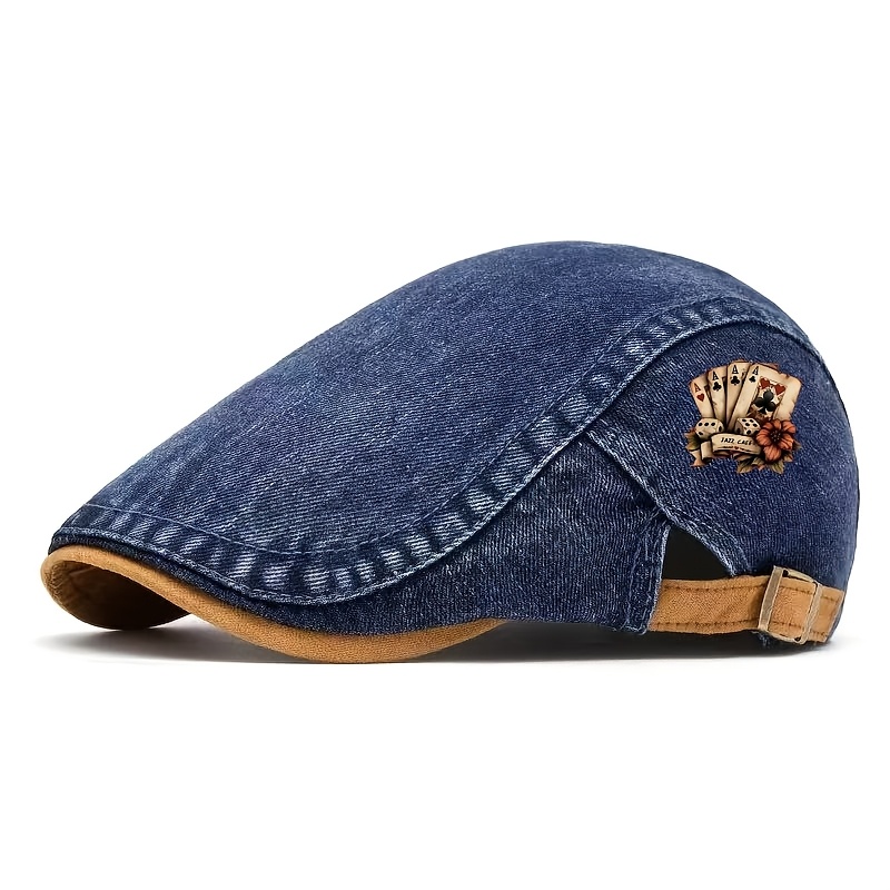 TEMU Fabric Color Is Normal. This Men's Vintage Beret Combines With A Baseball . Lightweight And Minimalist, Wear-resistant And Durable, Effortlessly