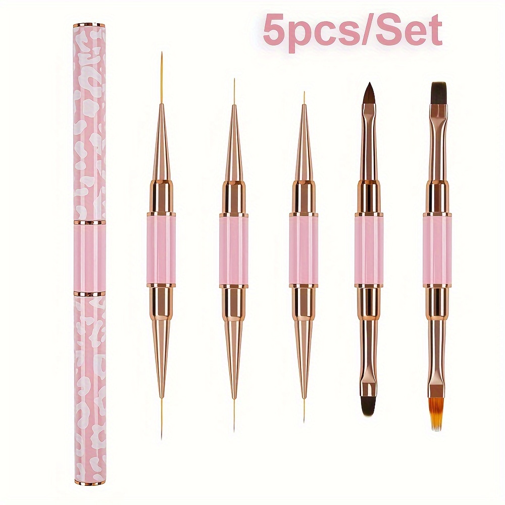 

Print Double-ended Nail Art Brushes - 5 Pieces Set - No Fragrance - Beauty & Personal Care - Foot, Hand & Nail Care - Nail Art Tools - Nail Art Brushes