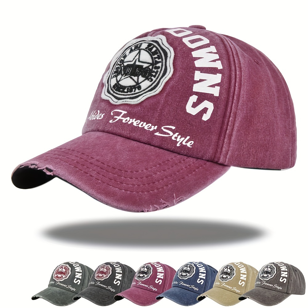 Gorras de béisbol para hombre California - CA bordado sombrero de papá  sombrero de algodón lavado