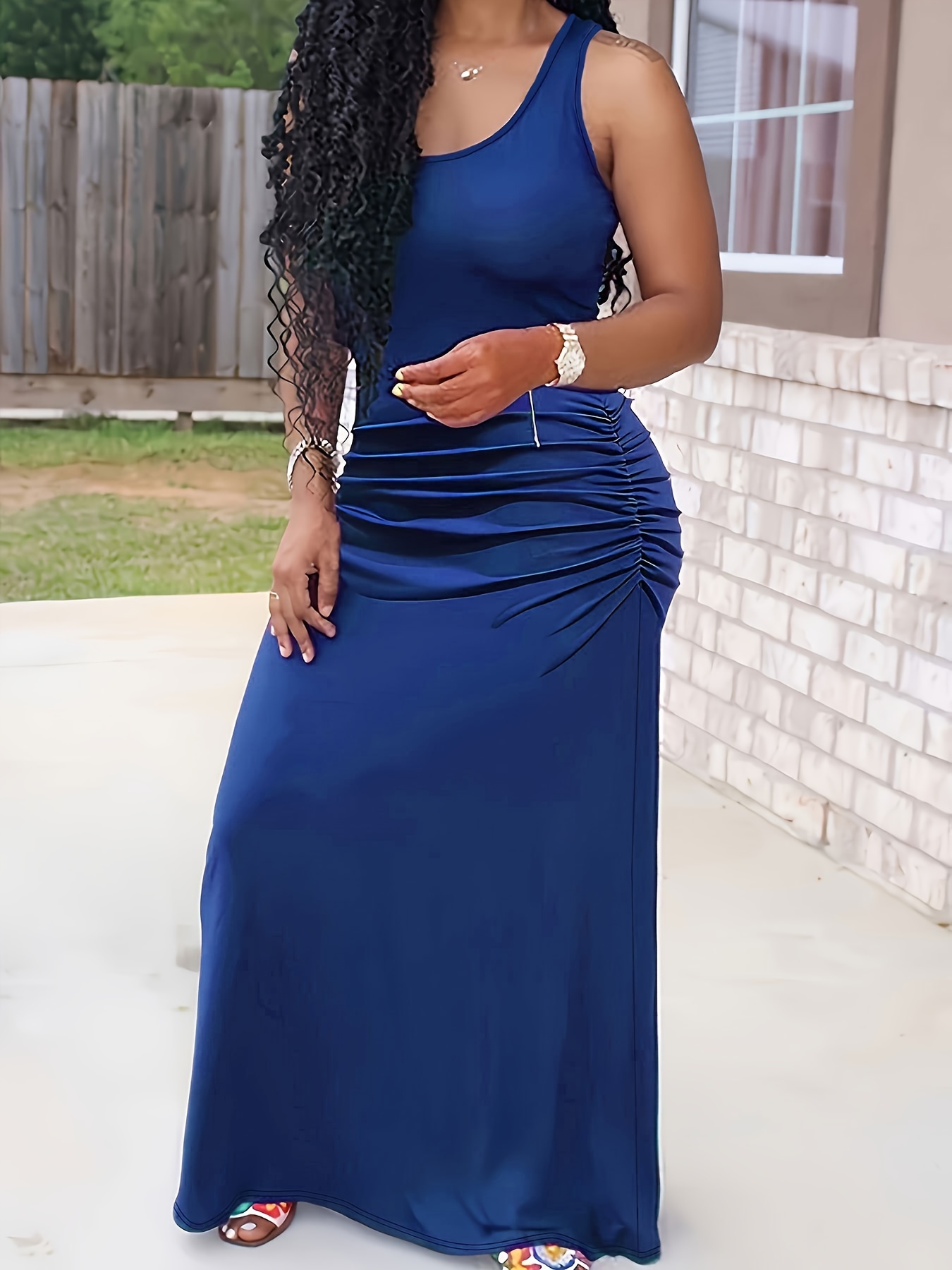 robe moulante taille femme vert détails plis Temu Luxembourg