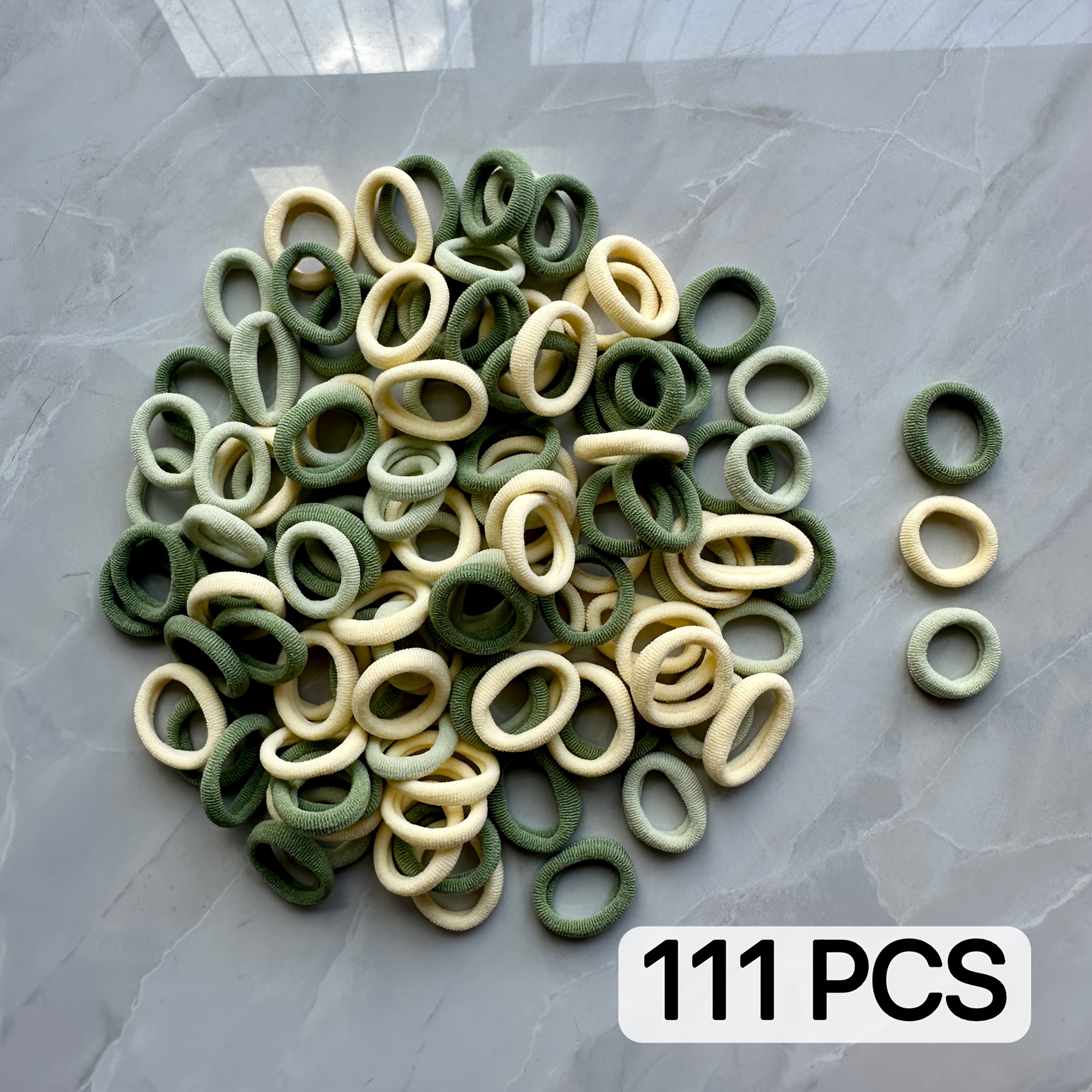 TEMU Juego de 111 piezas de coleteros multicolor con para el , y respetuosos con el cabello, coleteros versátiles de elasticidad para todas las