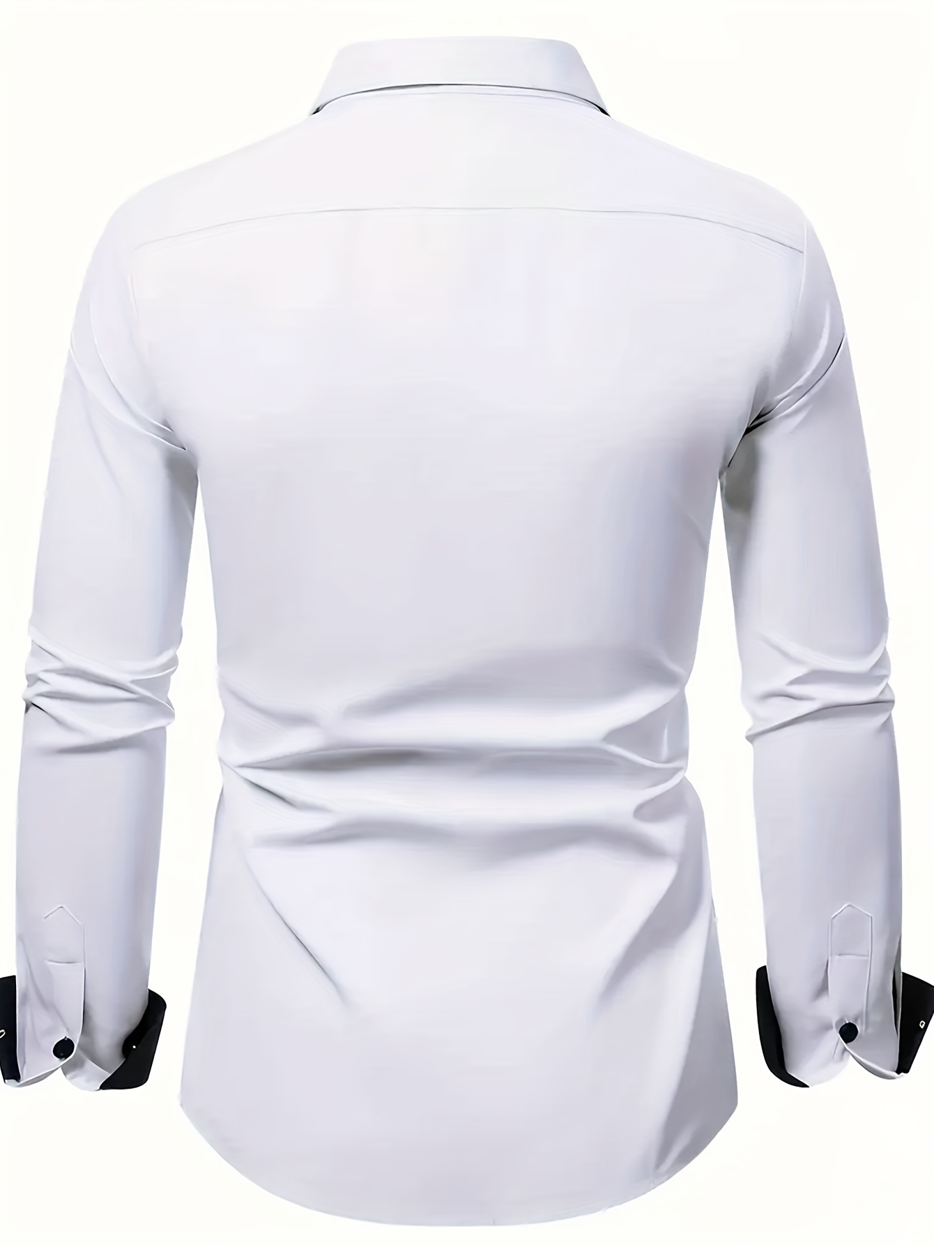 mens formal dress shirt fit business formal attire Temu Philippines
