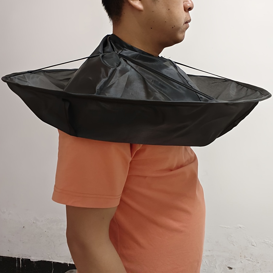 1pc, Umbrella-Shaped Hair Cape, Professional Salon Hair Gown, Foldable Polyester Hair Hat, Easy to Clean, Durable Hair Salon Wrap