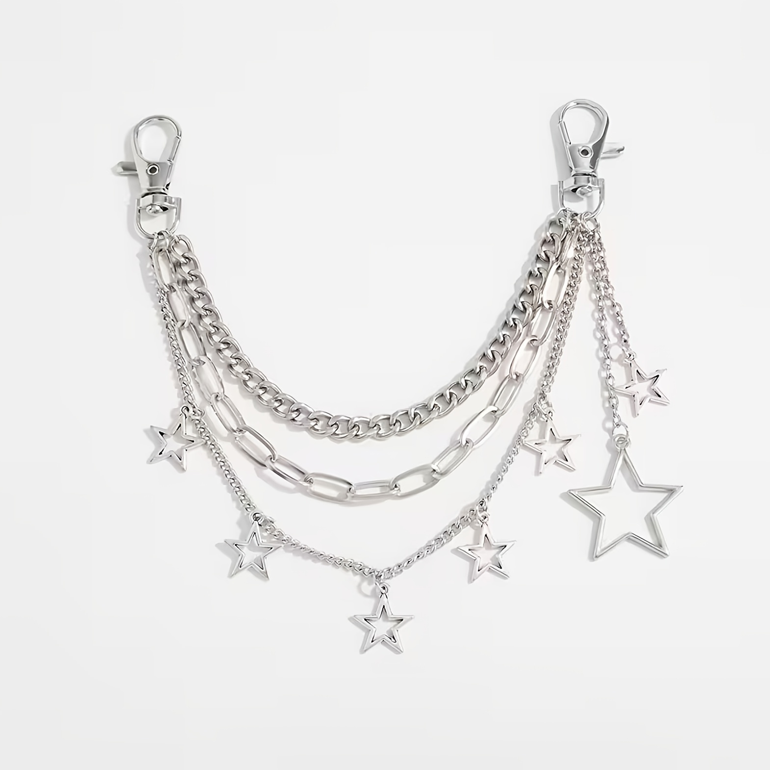 TEMU 1 porte-clés | Porte-clés à pompon tendance, à double fermoir mousqueton pour un port facile, convient pour la décoration de sacs et de