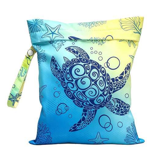 dry and wet dual use bag 12 2 inches x 10 04 inches reusable dry and wet dual use pouch swimwear travel diapers beach pool dirty clothes an for wedding and summer themed gifts