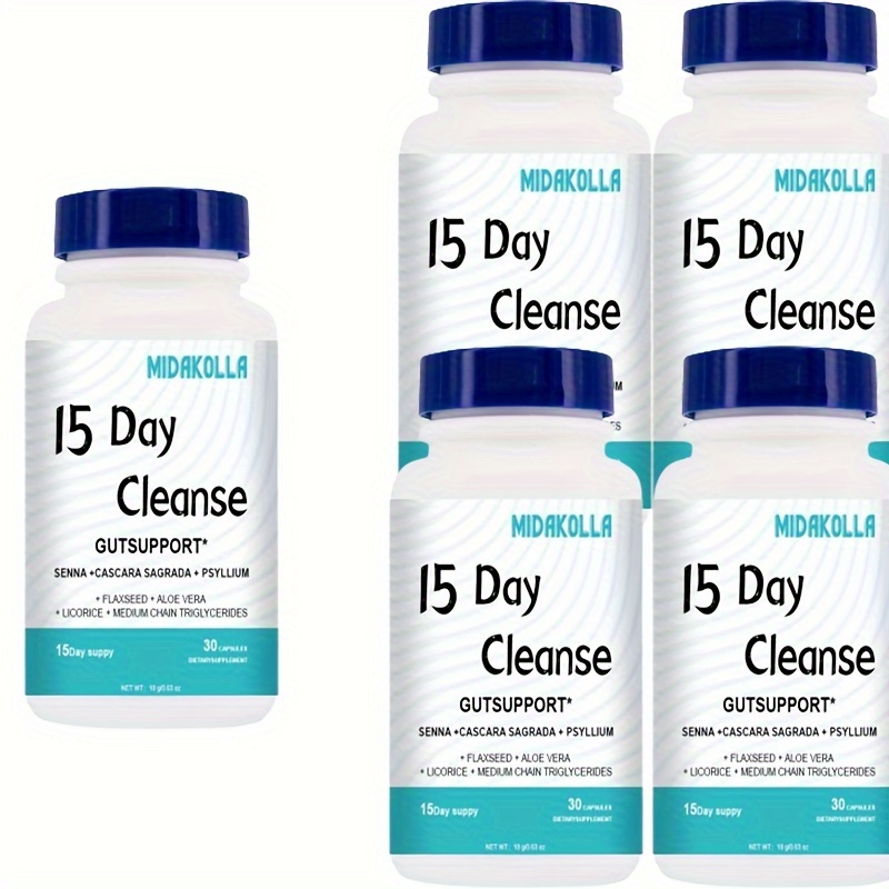15 day cleanse bowel colon support fiber premium temu