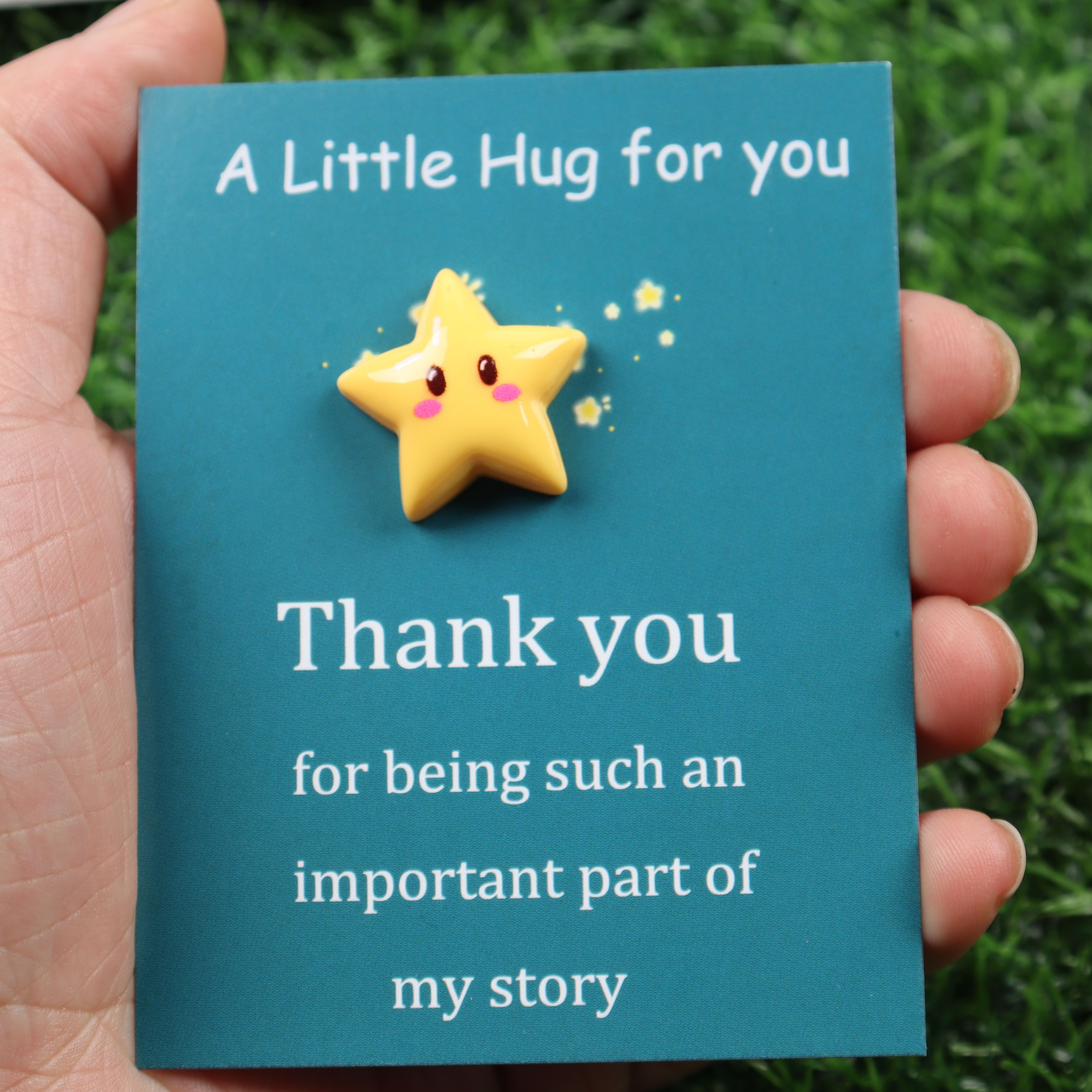 

1pc Or 2pcs Give You A Little Pocket Hug 'thank You For An ' Thanksgiving Gift Suitable For Teachers