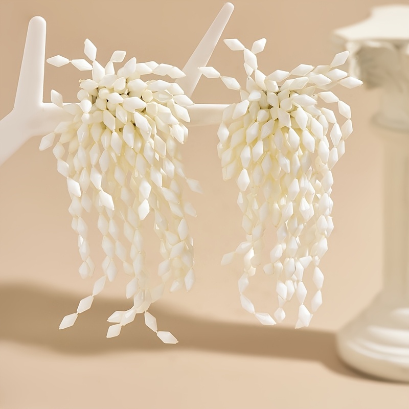 Style Individual Woven Tassel Earrings Women
