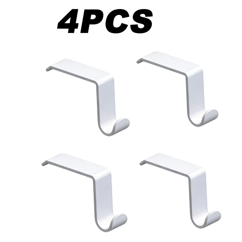 Image of 4pcs 2 Large And 2 Small Bed Hooks, Suitable For /50mm Bed Rails. Used For Double Beds In , Trailers, And Motorhomes. Snap Fastened, With Stable Load-bearing Capacity And Storage.