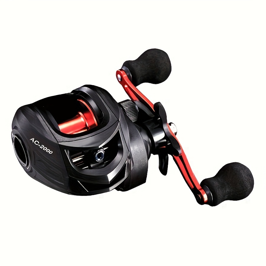 Image of 1 Rooblinos Ac Fishing Reel Nylon Body Metal Spool High Speed Ratio Freshwater And Saltwater Universal Ultra-long Cast -purpose Baitcasting Reel