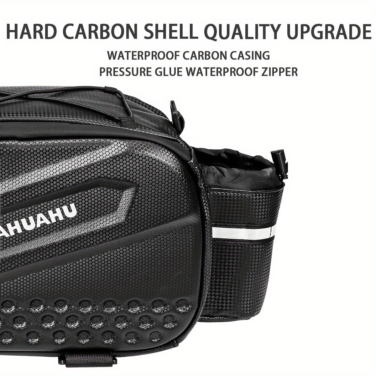 Hard Shell Rear Rack Pack for Mountain Bikes